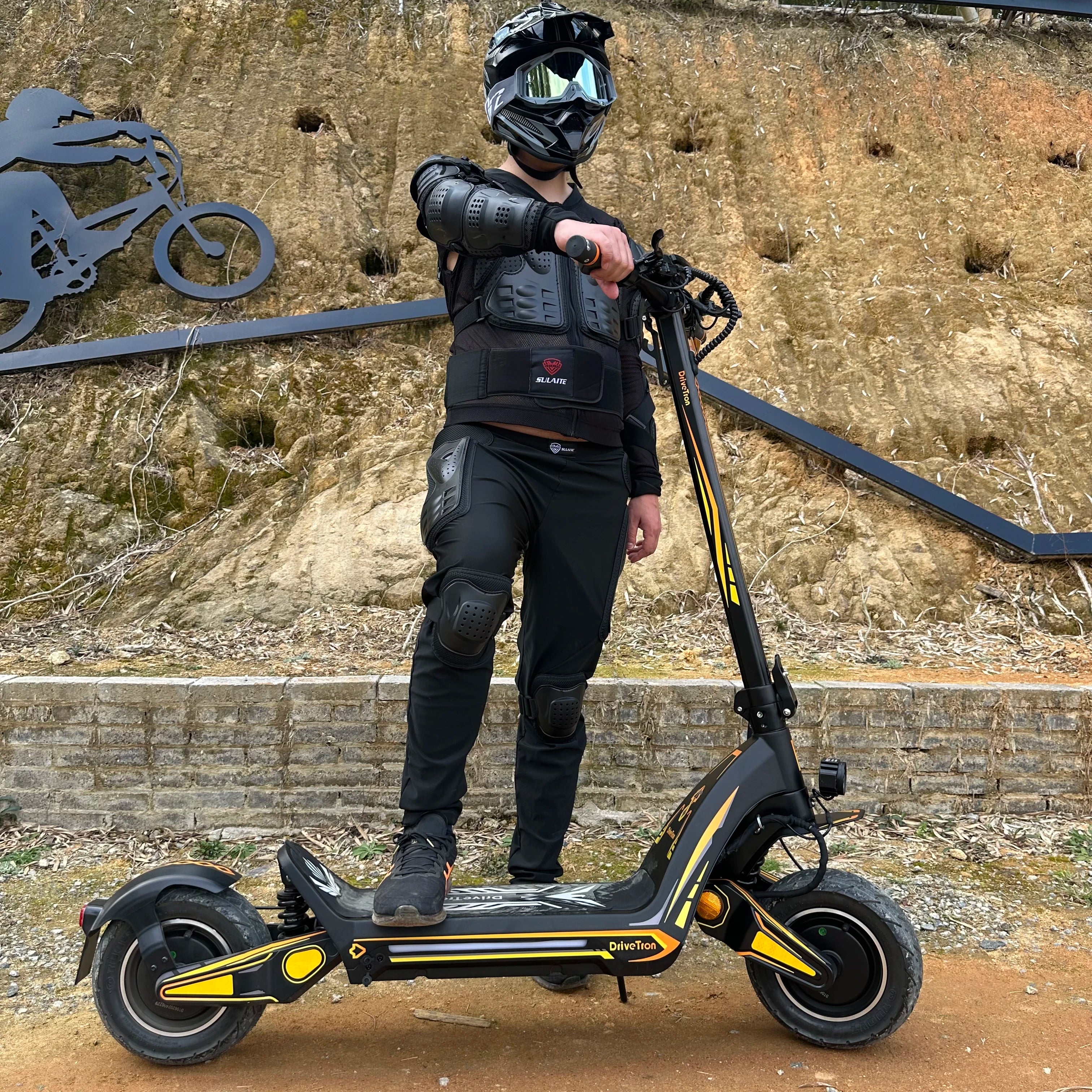 Hydraulic Suspension Dual Motor Foldable Electric Scooter