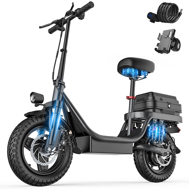 Electric Scooter  Commuting Scooter with Adjustable Seat