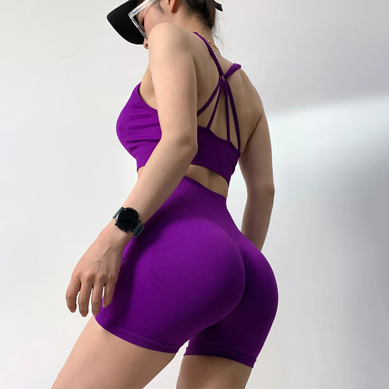 s Women High Waist Workout Outfits Gym Wear