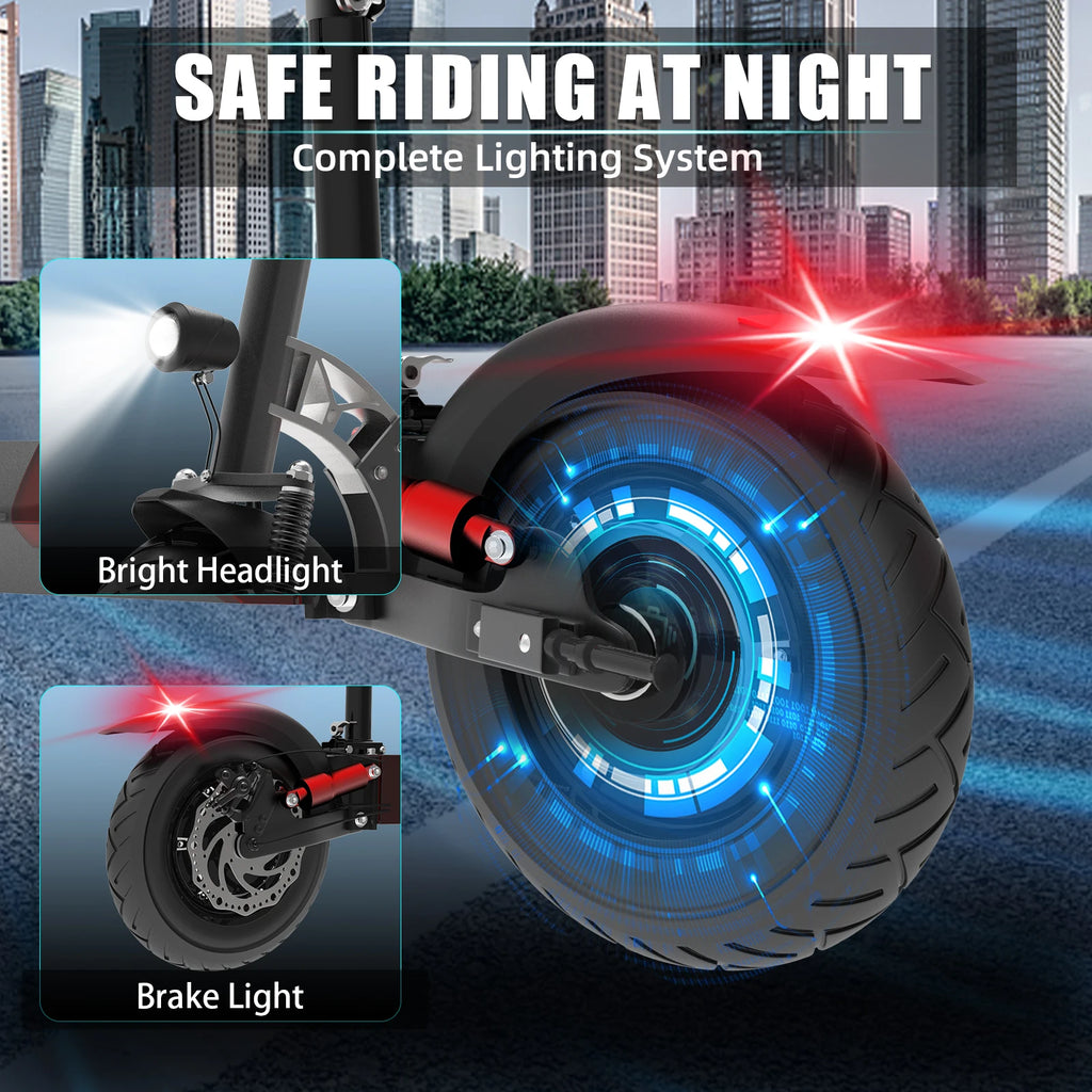 Electric Scooter for Adults with Seat,  Foldable