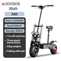 1200W-5600W 48-72V Electric Scooter up to 90KM/H Max Speed Adults Electric Scooters up to 110KM Long Range 10/11'' Tires