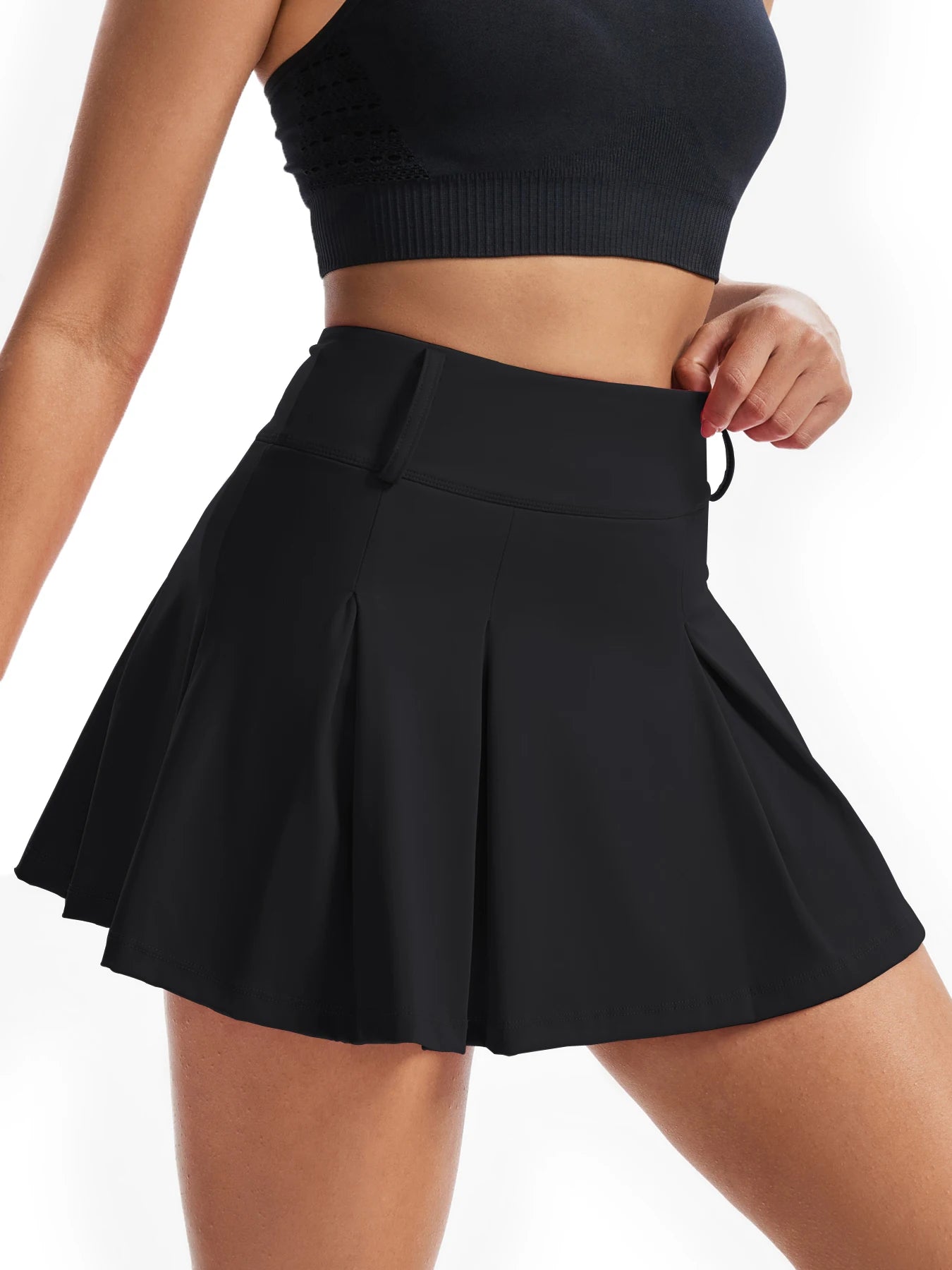 Women's Highwaisted Tennis/Golf Skirt Two-In-One Sports