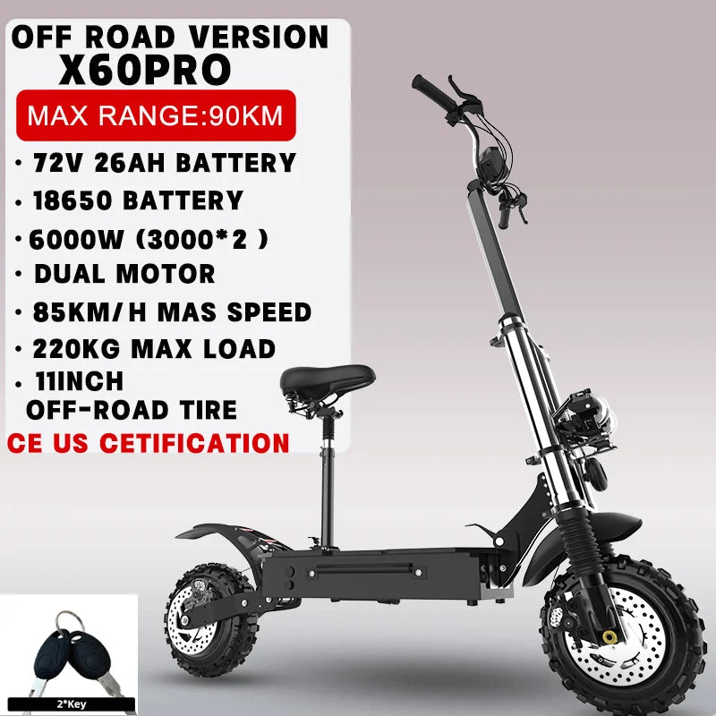 r Adults SINGLE/DUAL MOTOR Folding E ScooterRemovable Seat