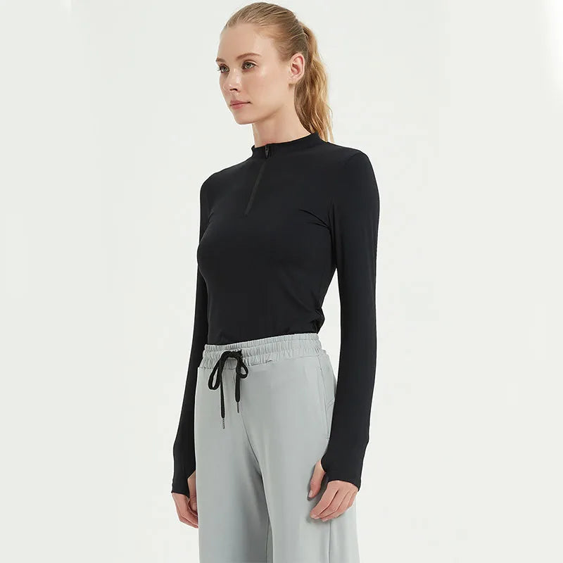 Women'S Tight Yoga Wear Quick-Drying Long-Sleeved
