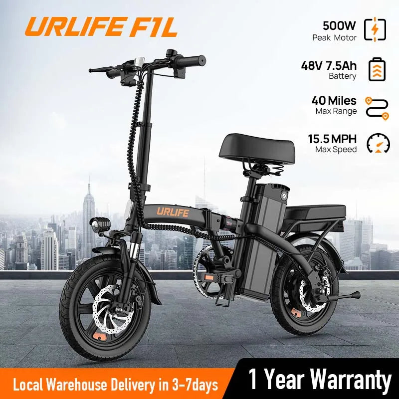 14" Foldable Electric Bicycle for Adult