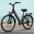 E26 Electric Bike 26x2" Commuter Tires 48V 10.4Ah Removable Battery 20MPH Speed 7-Speeds LCD Display