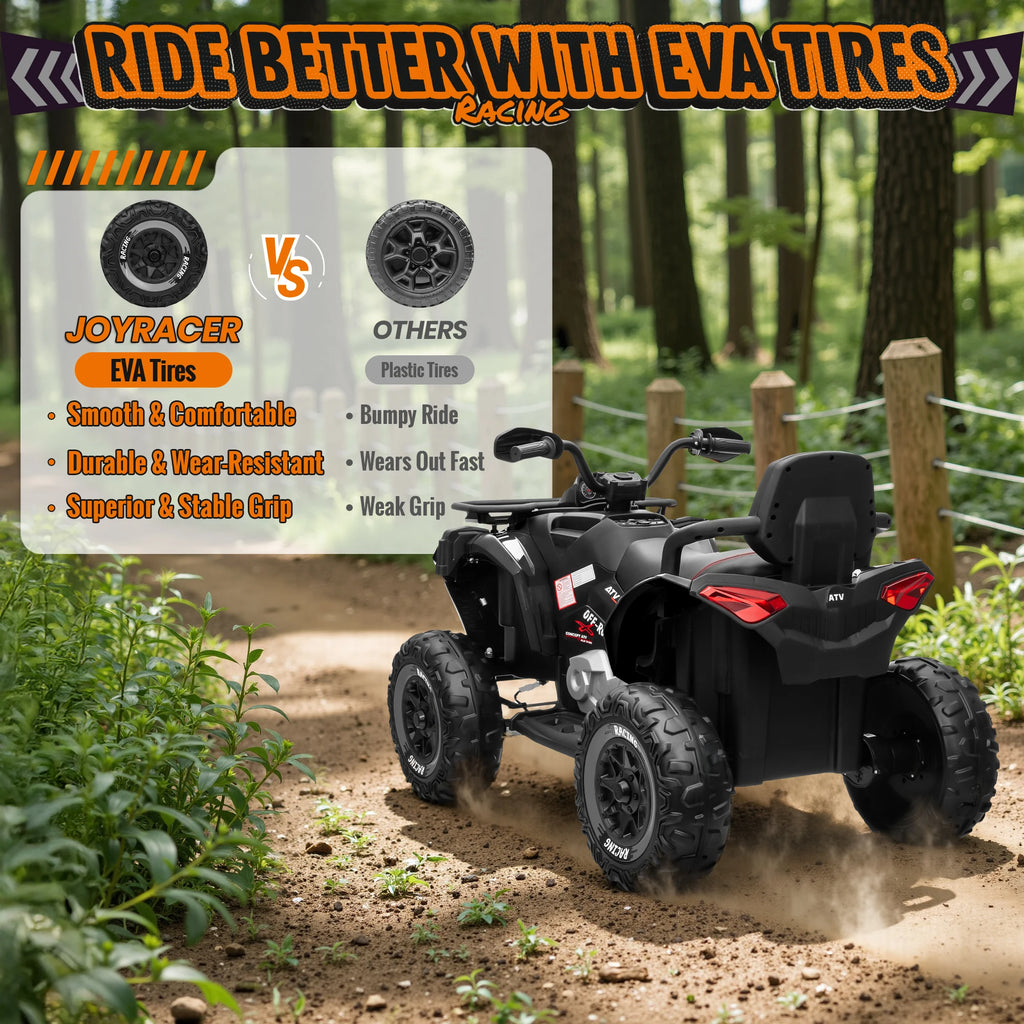 24V Large Four-Wheeled Off-Road Vehicle for Kids -