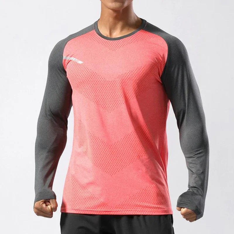 Men's Sport Long Sleeve Tops  T-shirts Bodybuilding