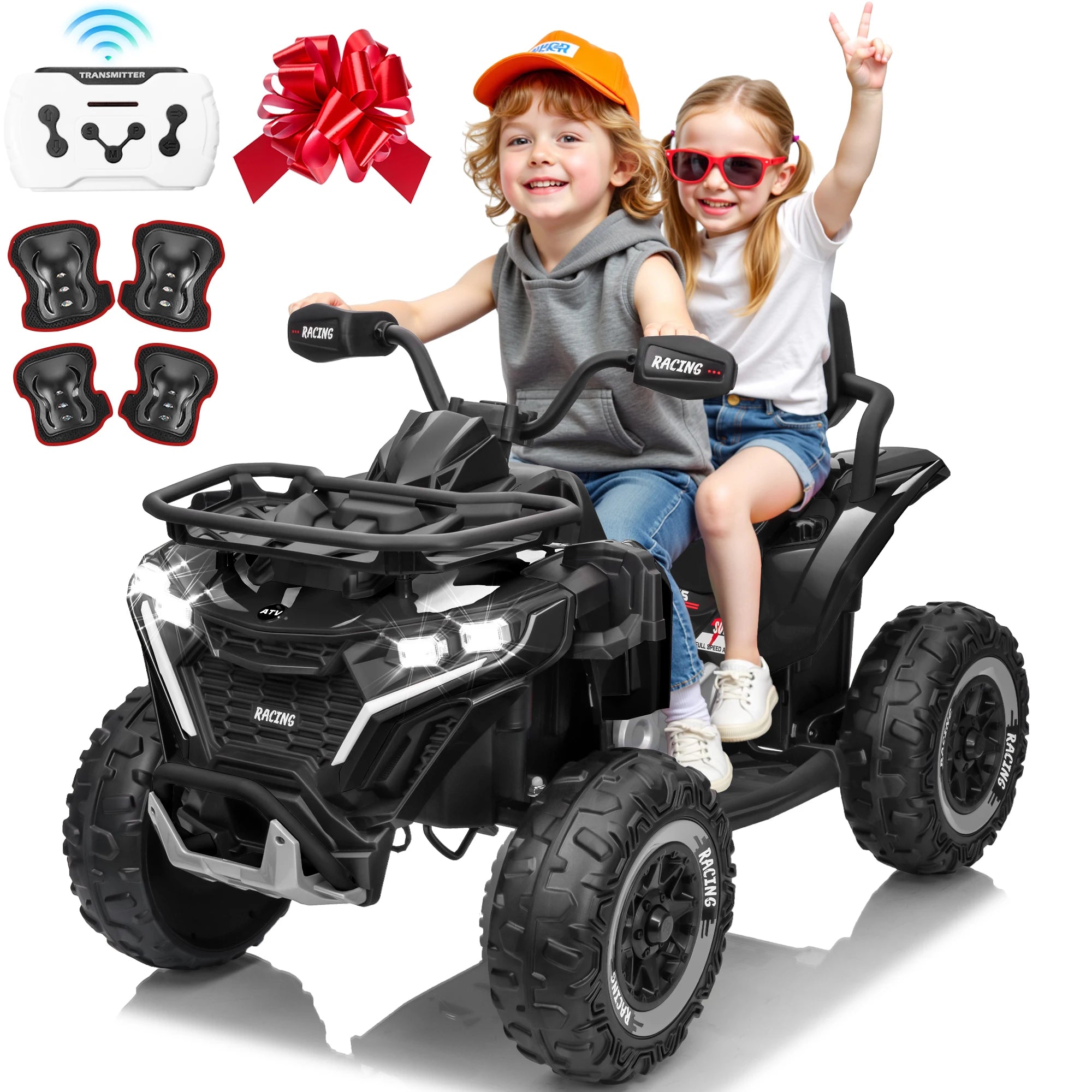 24V Large Four-Wheeled Off-Road Vehicle for Kids -