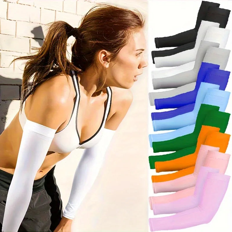 3/6Pcs Unisex Cooling Arm Sleeves Cover Sports