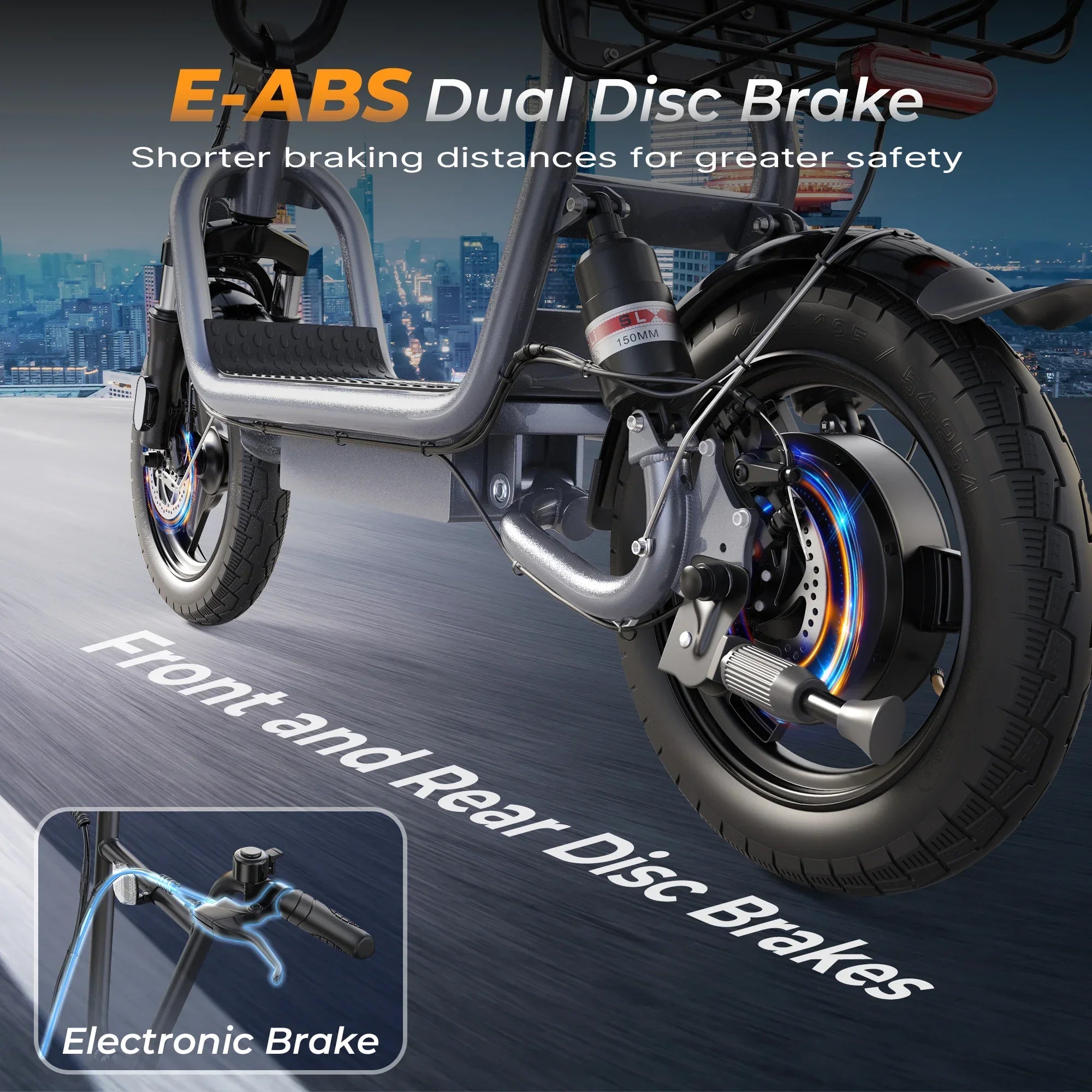 P1 Adult Electric Scooter City Escooter 14 Inch Tire Foldable