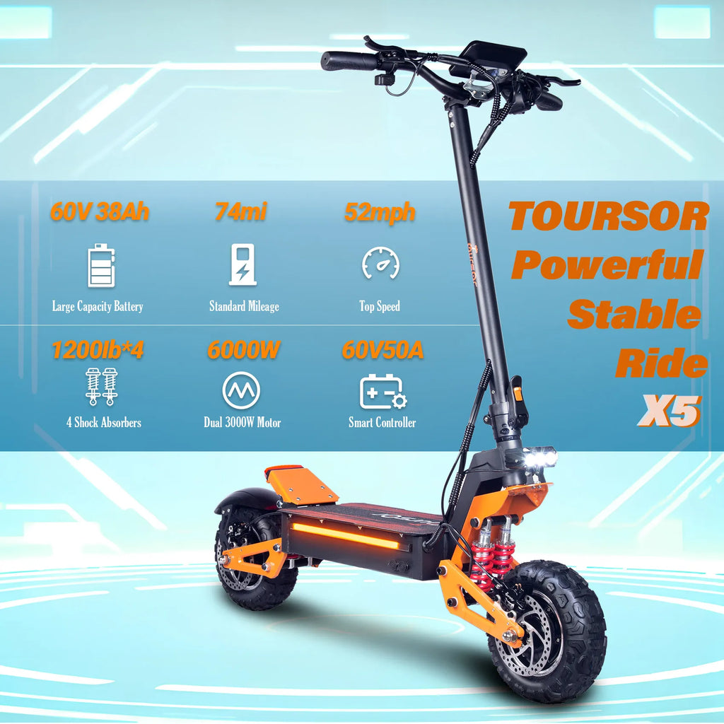 Upgraded NFC Unlockin Dual Motor Eelectric Scooter