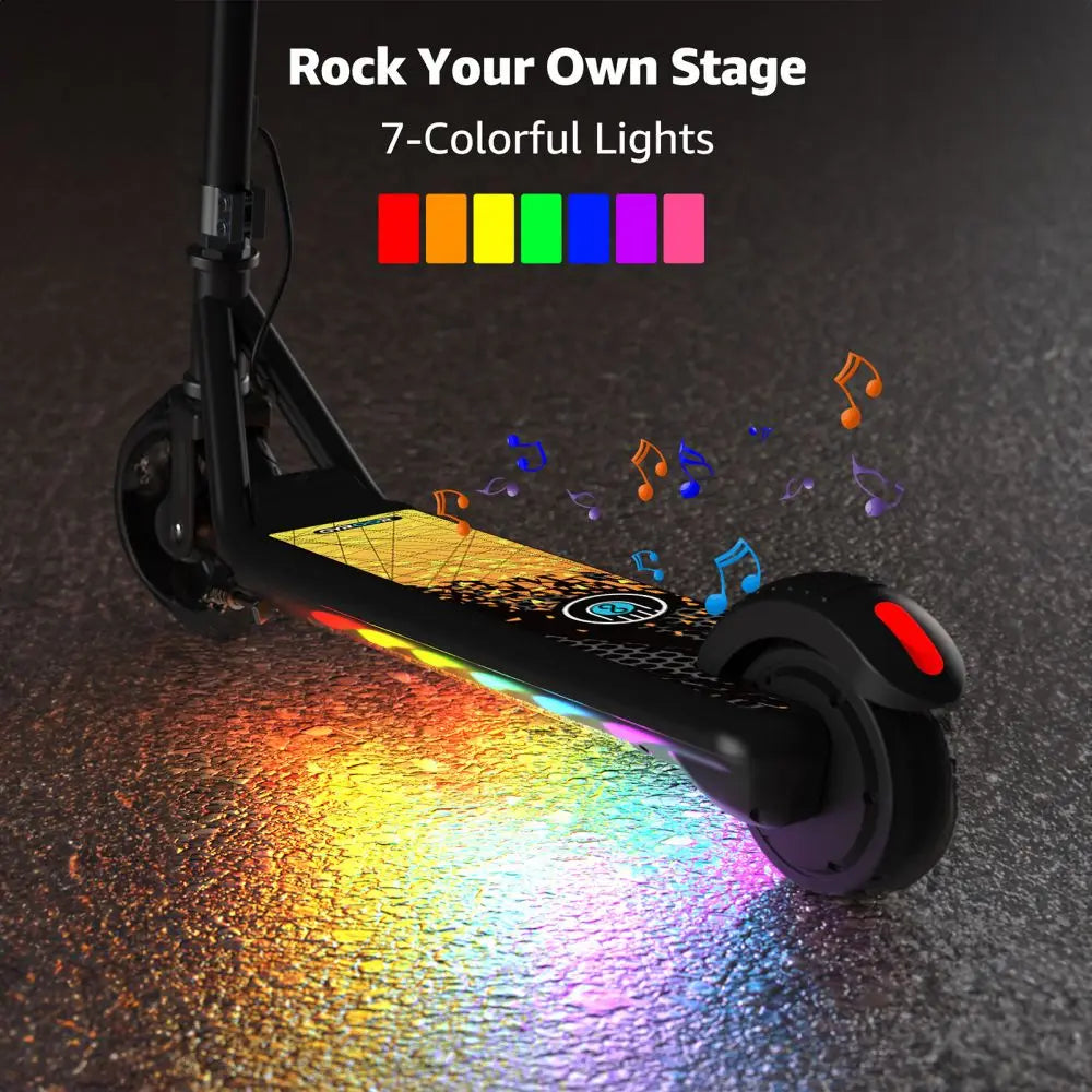 Powerful Motor, Dual Brake System, Adjustable Height and Speed.