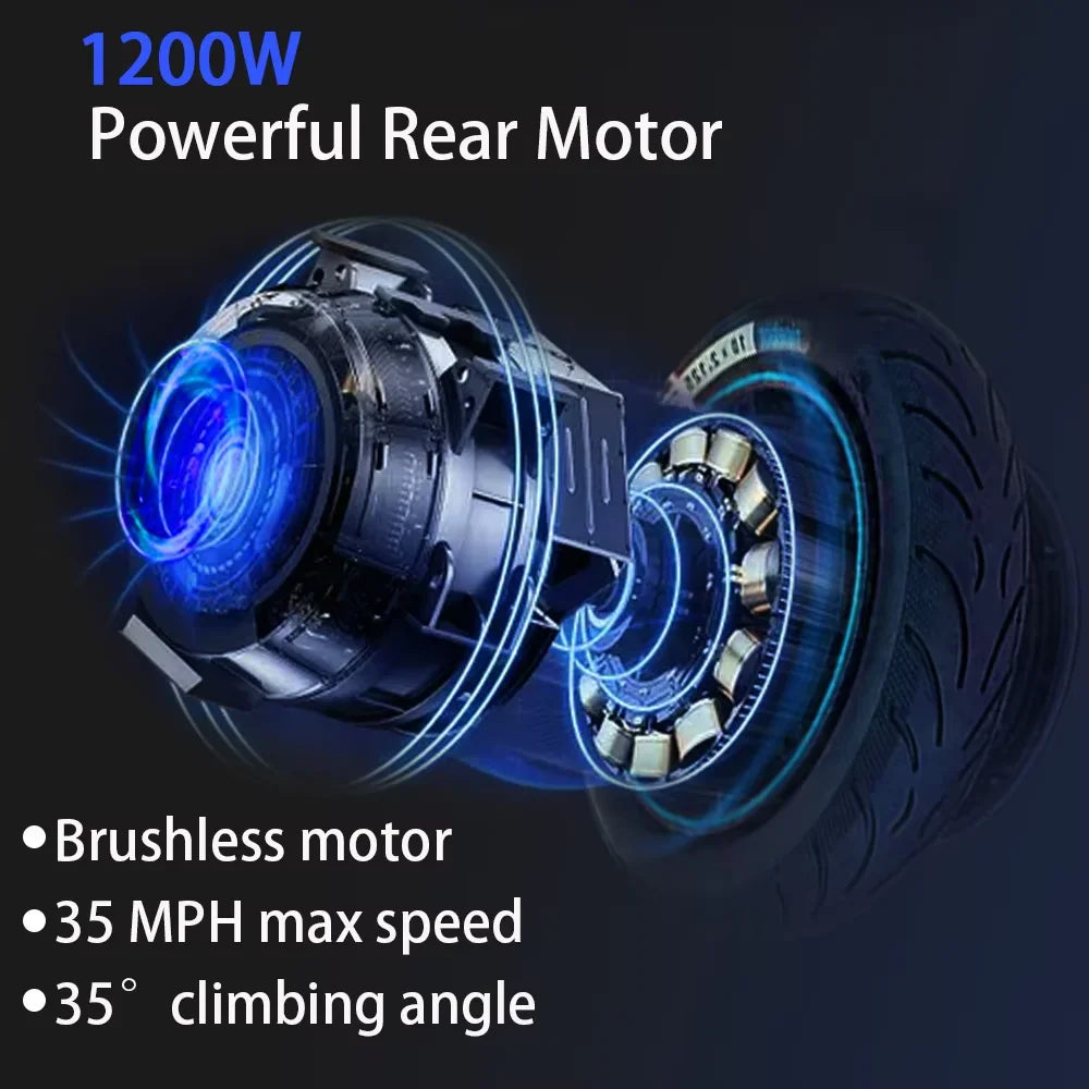 Electric Scooter for Adults Dual Brake & Dual Suspension Commuting E-Scooter Foldable E Scooter with Remote Key 330LBS MAX Load