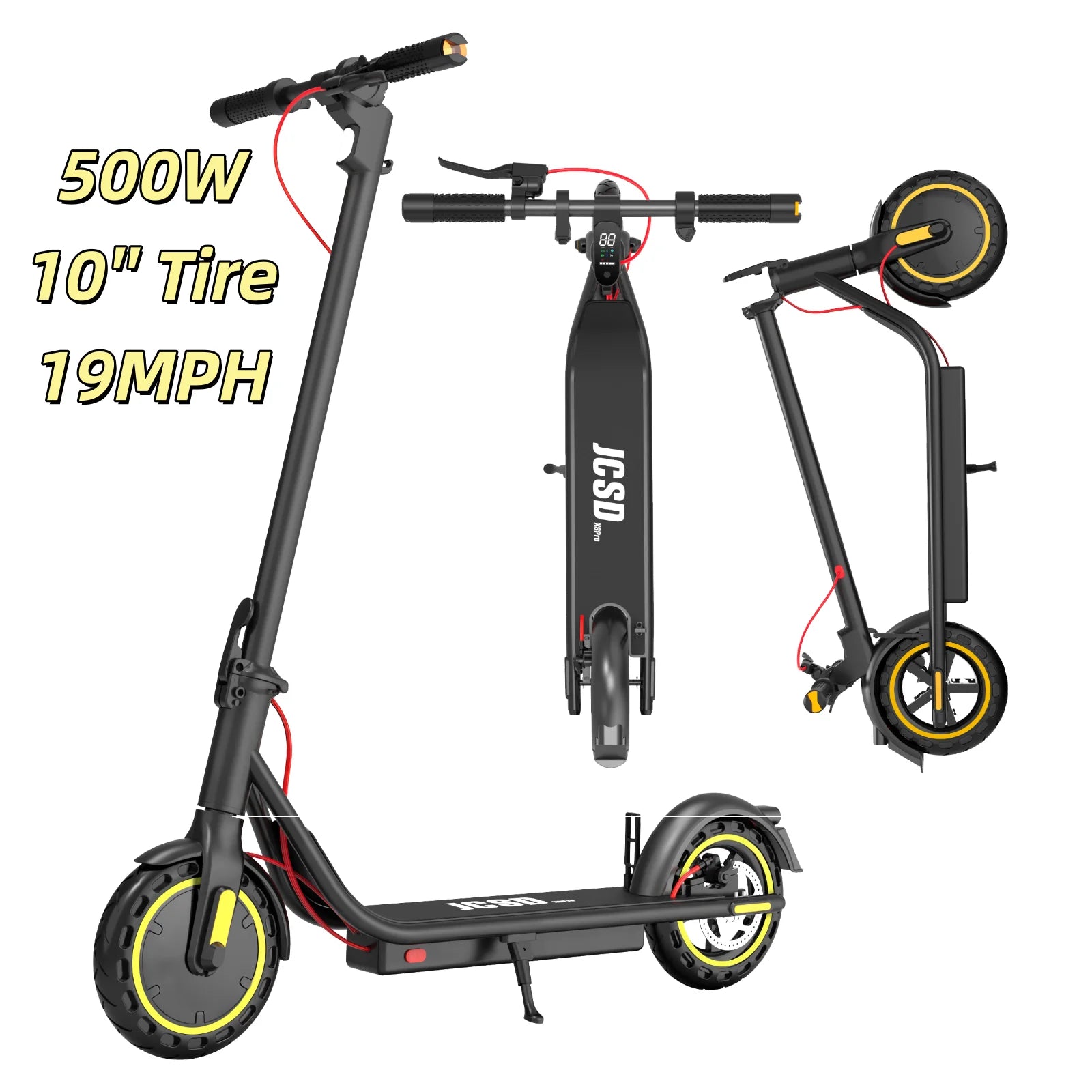 Escooter Scooter 31mph Dual Disc Brake 11'' Off-Road Tires