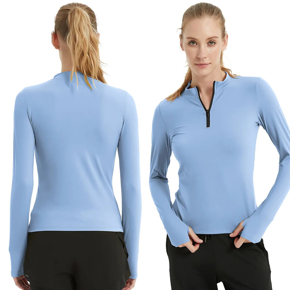 Women'S Tight Yoga Wear Quick-Drying Long-Sleeved