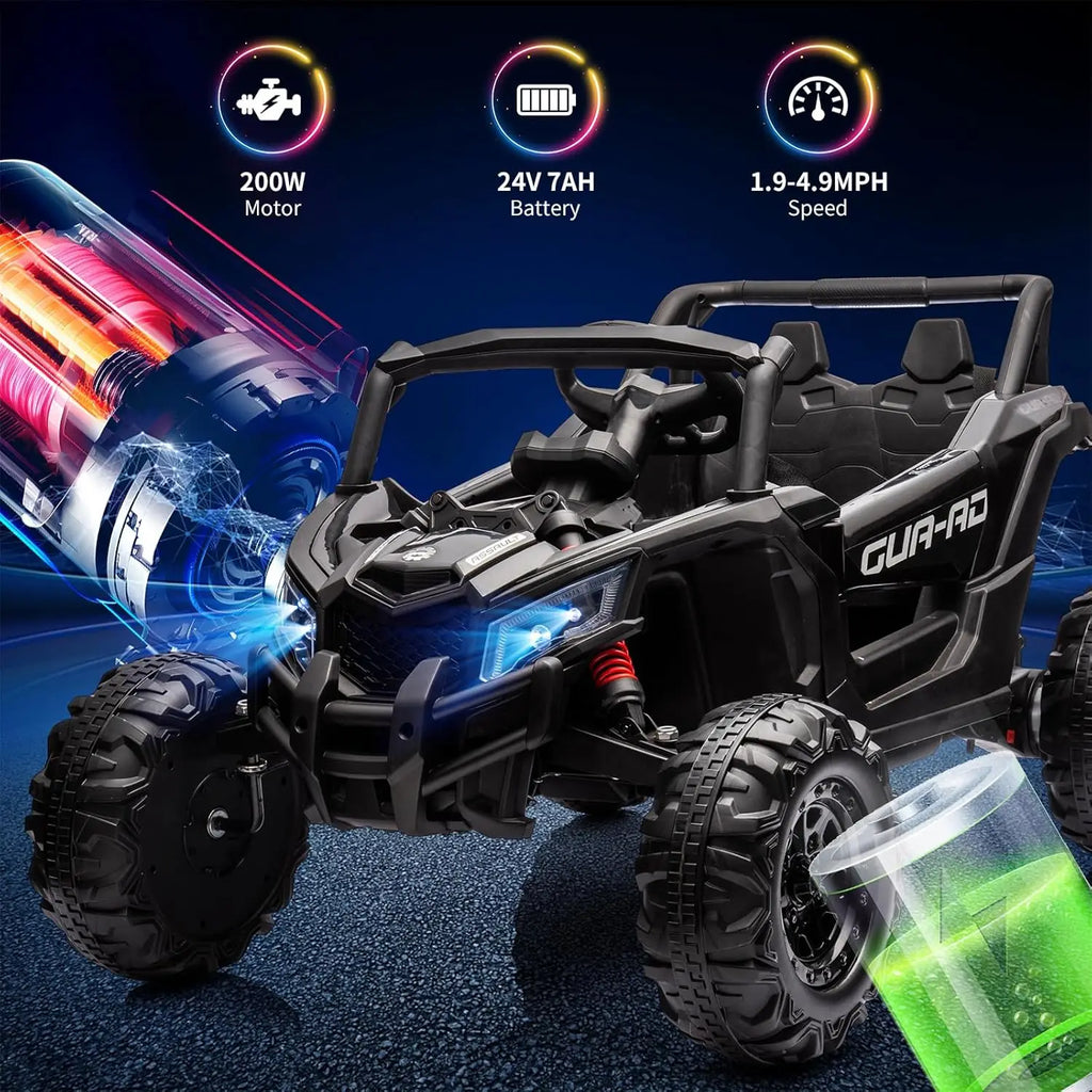 Electric Vehicle LED Lights Off-Road Toy for Kids