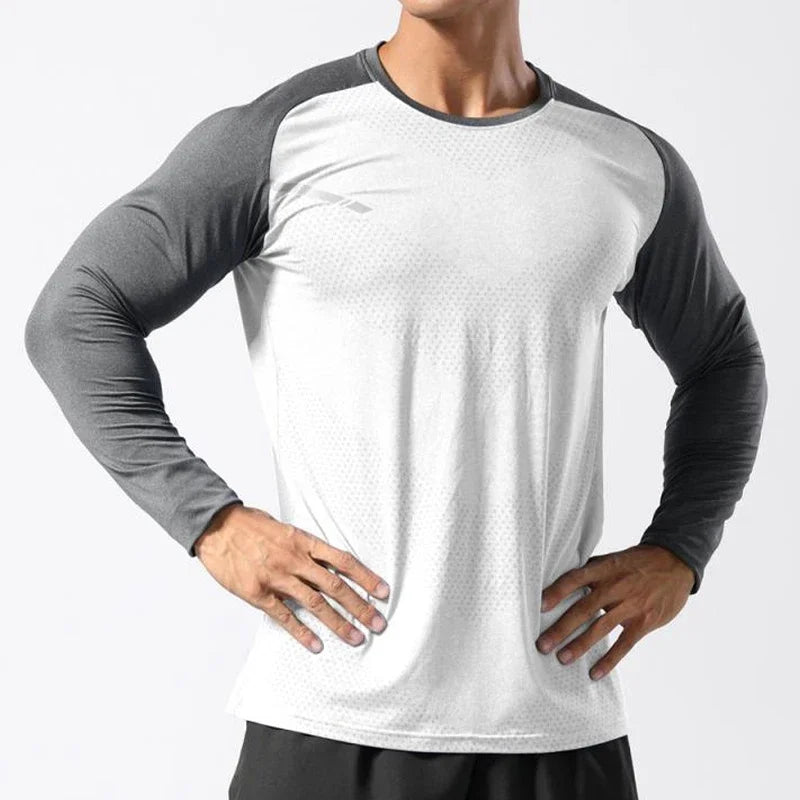 Men's Sport Long Sleeve Tops  T-shirts Bodybuilding