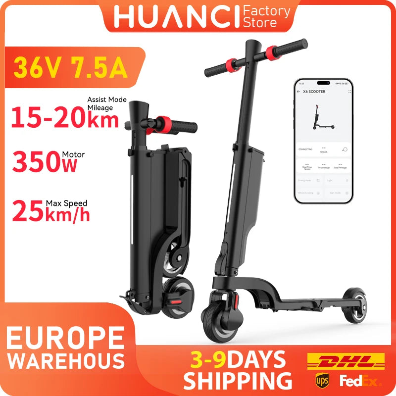 HUANCI X6 electric scooter adults Foldable electric scooters