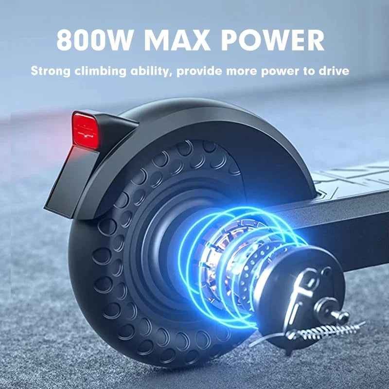 Electric Scooter Removable Battery 10" Tire Foldable Mobility