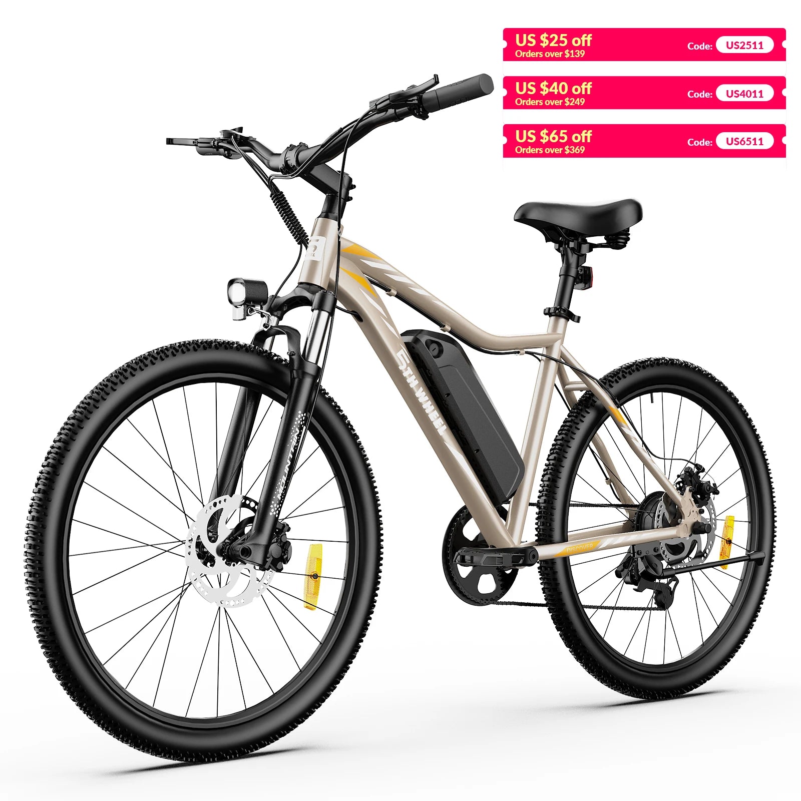 Electric Bike, 700W Peak Motor