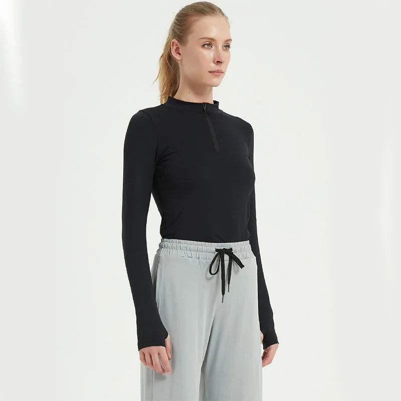 Women'S Tight Yoga Wear Quick-Drying Long-Sleeved
