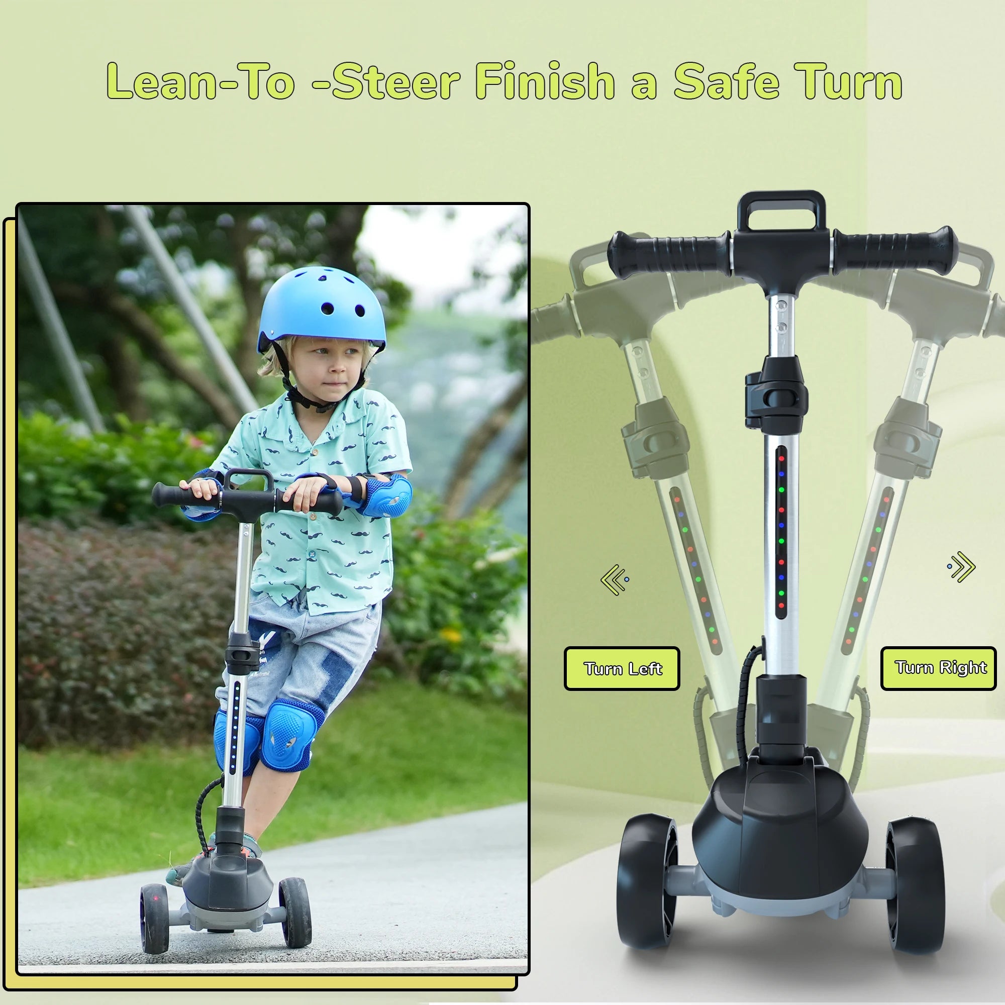 ik2 Electric Scoote Ages 3 Accelerator 3-Adjustable Height Toddler
