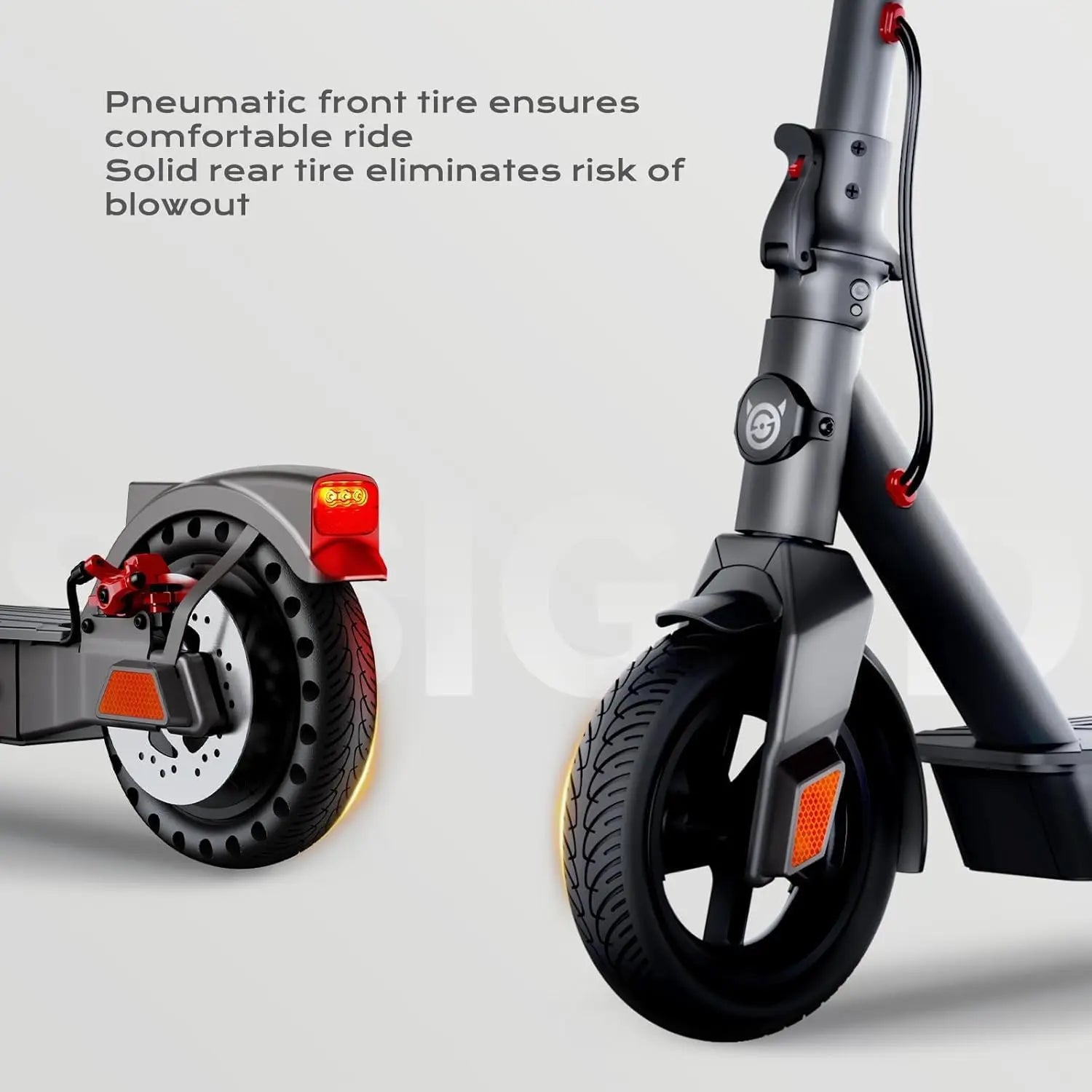 Electric Scooter: folding design, double braking system.