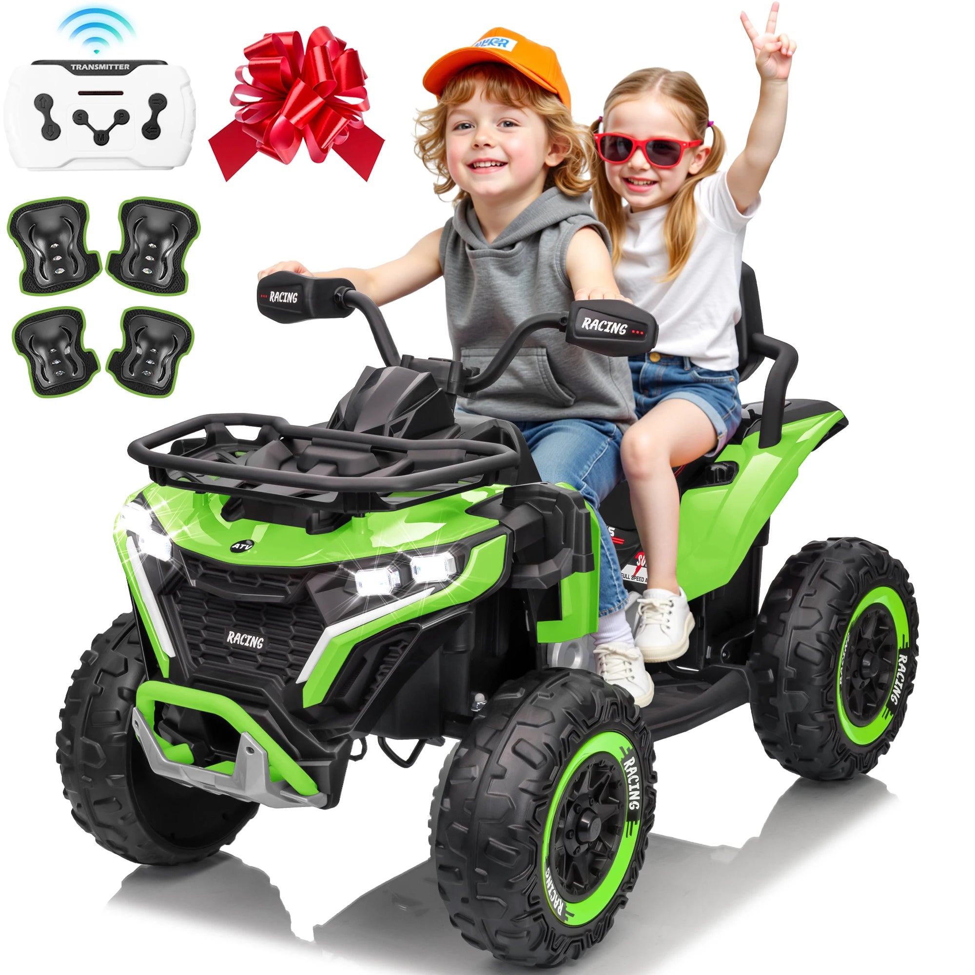 24V Large Four-Wheeled Off-Road Vehicle for Kids -