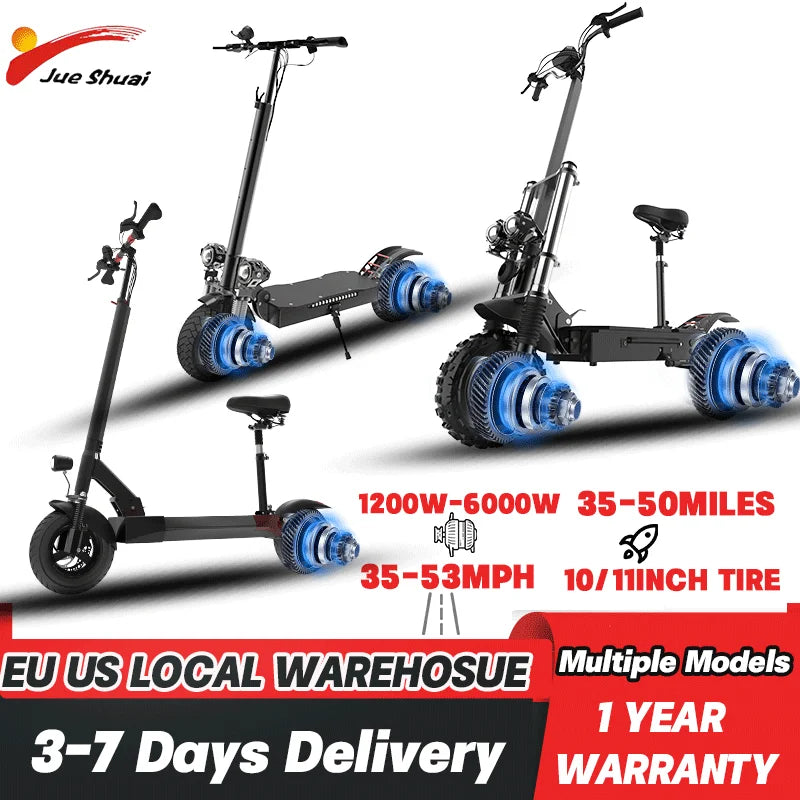 r Adults SINGLE/DUAL MOTOR Folding E ScooterRemovable Seat