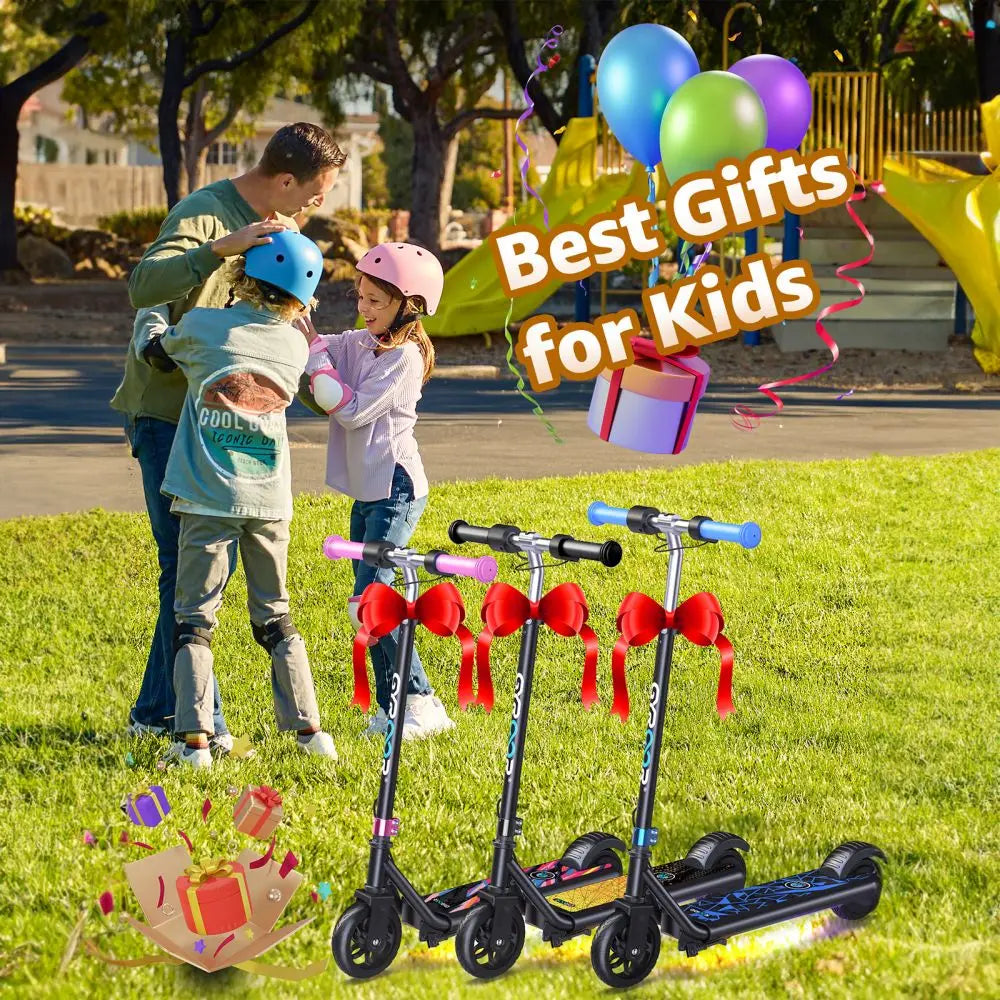 Electric Scooter for Kids, Adjustable Height and Speed.