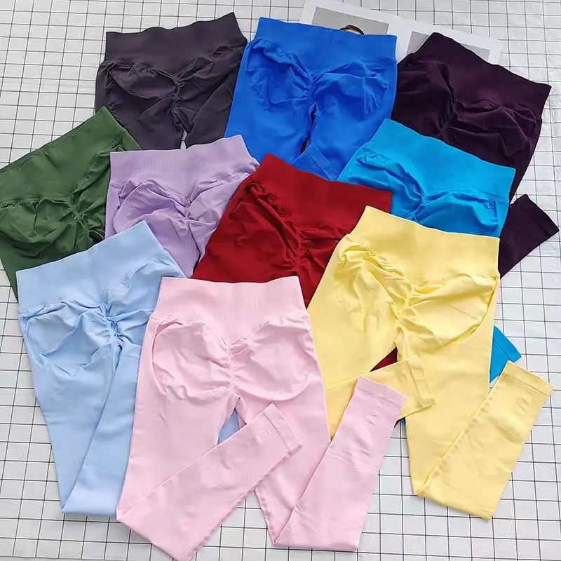 Women's fitness impact leggings, gym sports halter-