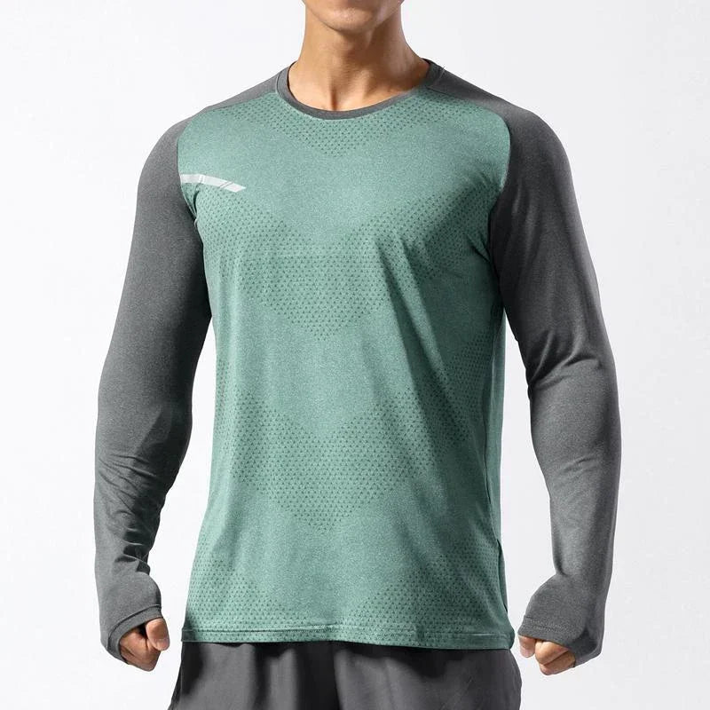 Men's Sport Long Sleeve Tops  T-shirts Bodybuilding