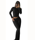 Women's Yoga Two-Piece Set Long-Sleeve
