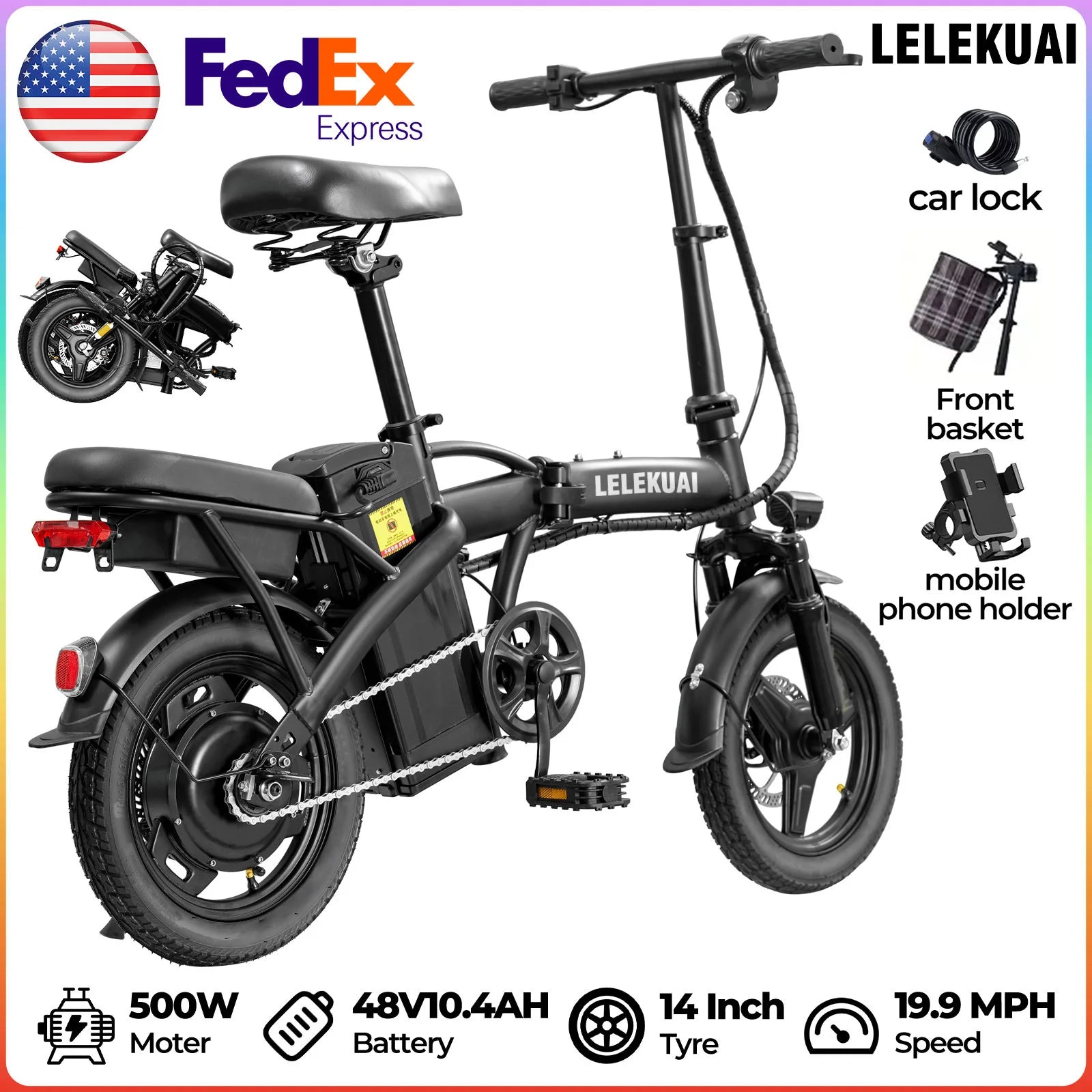 Adult and Child Electric Bike