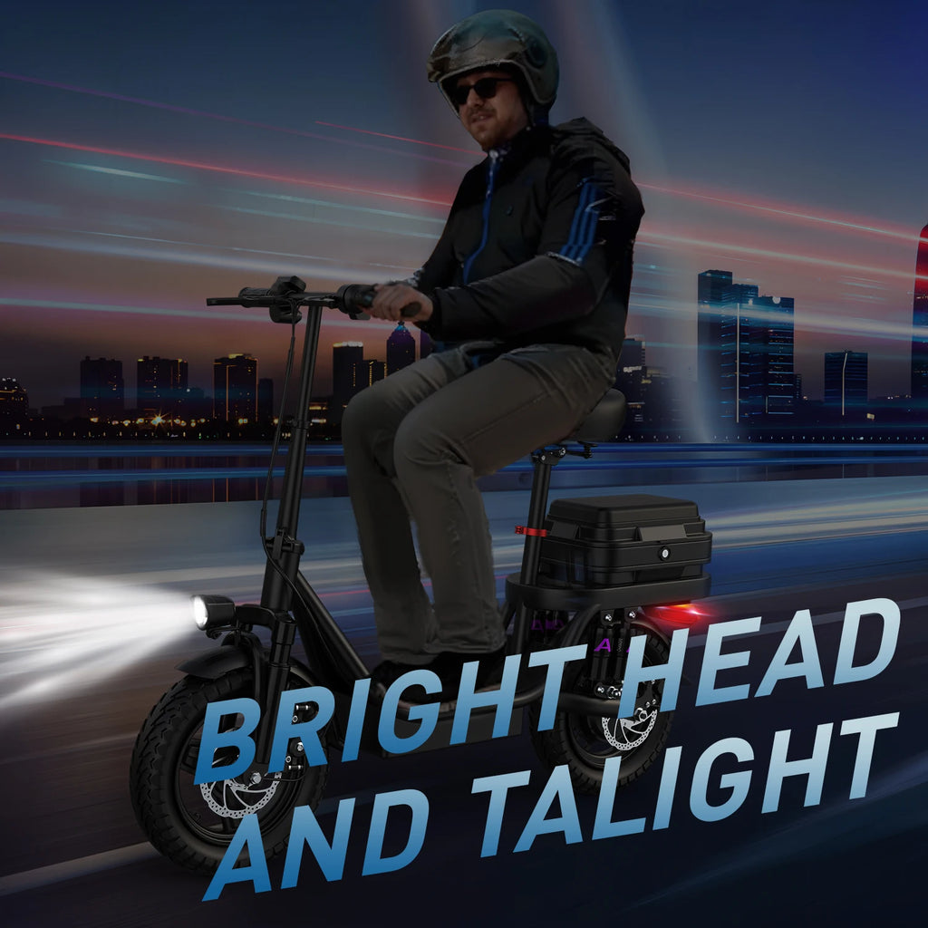 Electric Scooter  Commuting Scooter with Adjustable Seat