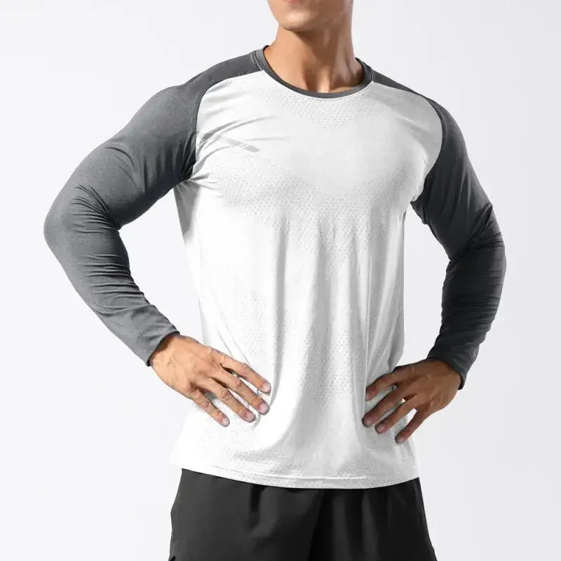 Men's Sport Long Sleeve Tops  T-shirts Bodybuilding
