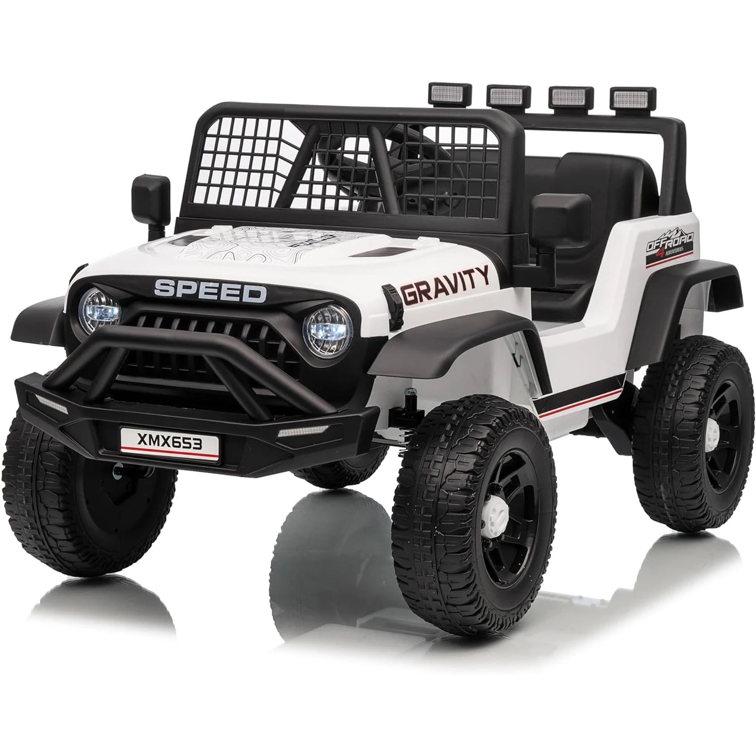 Electric Car for Kids/Bluetooth Music Player LED Light