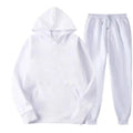 Men Women Tracksuit Hoodies Casual Solid Color