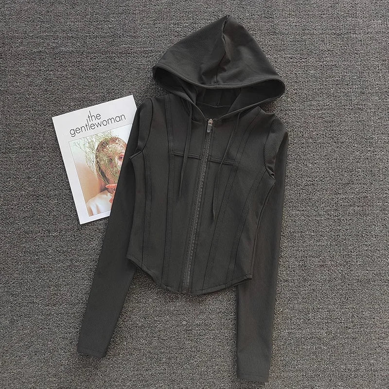 Women's Yoga Coat Short Sports jacket Fitness