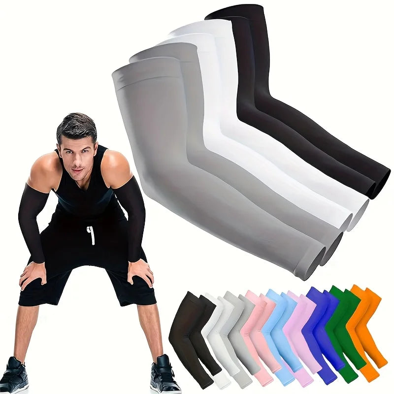 3/6Pcs Unisex Cooling Arm Sleeves Cover Sports