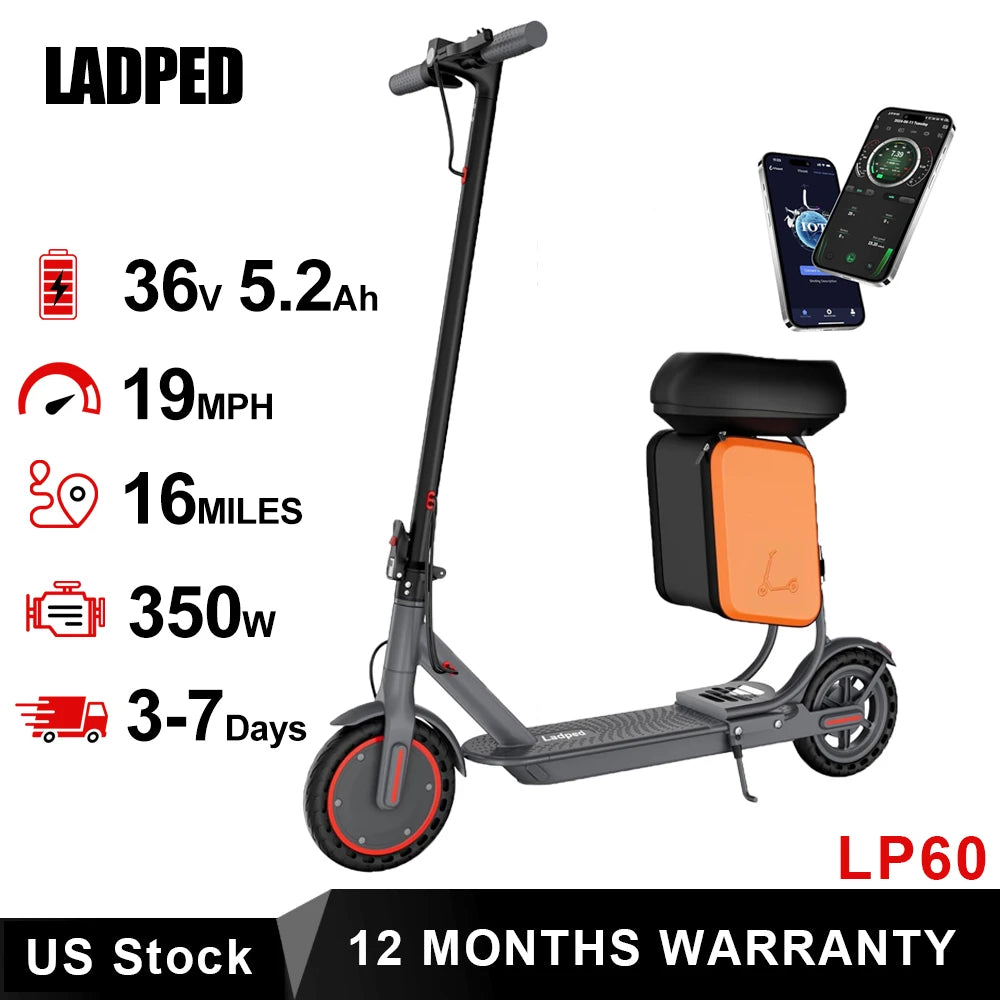 Electric Scooter 16miles Max Range for Adult