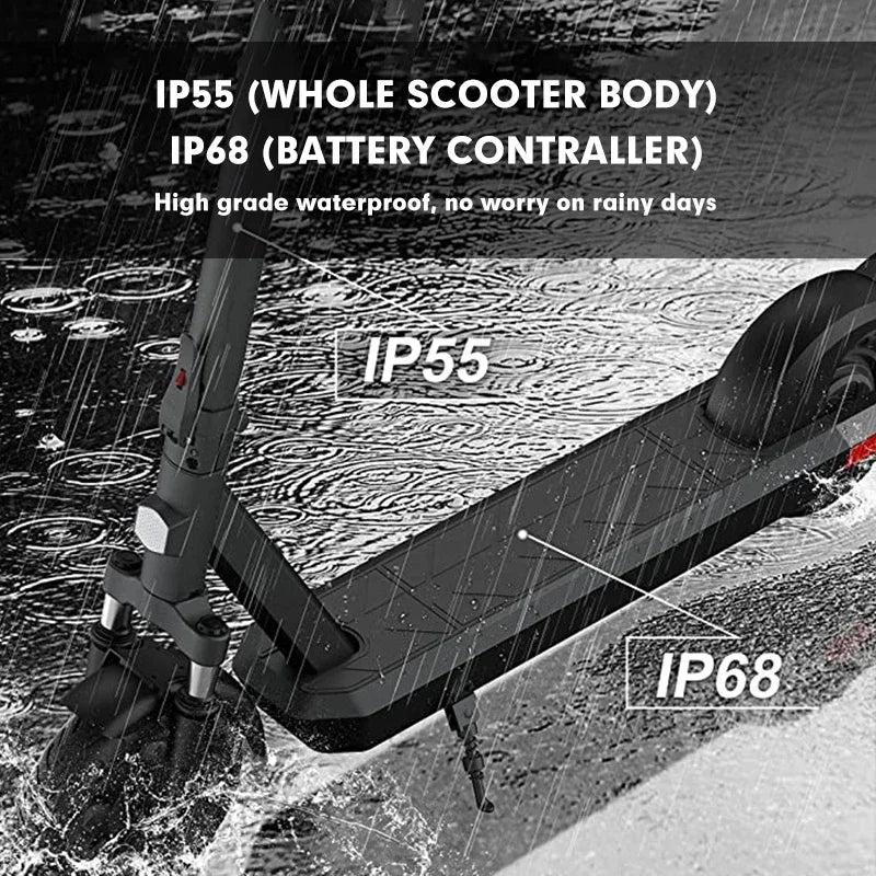 Electric Scooter Removable Battery 10" Tire Foldable Mobility