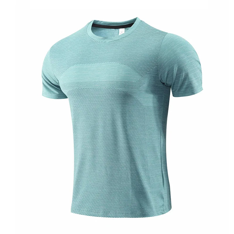 Mens Short Sleeve Sport t Shirt Quick Dry Running