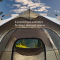 Rainproof Sunshine-proof Tent Two windowless doors