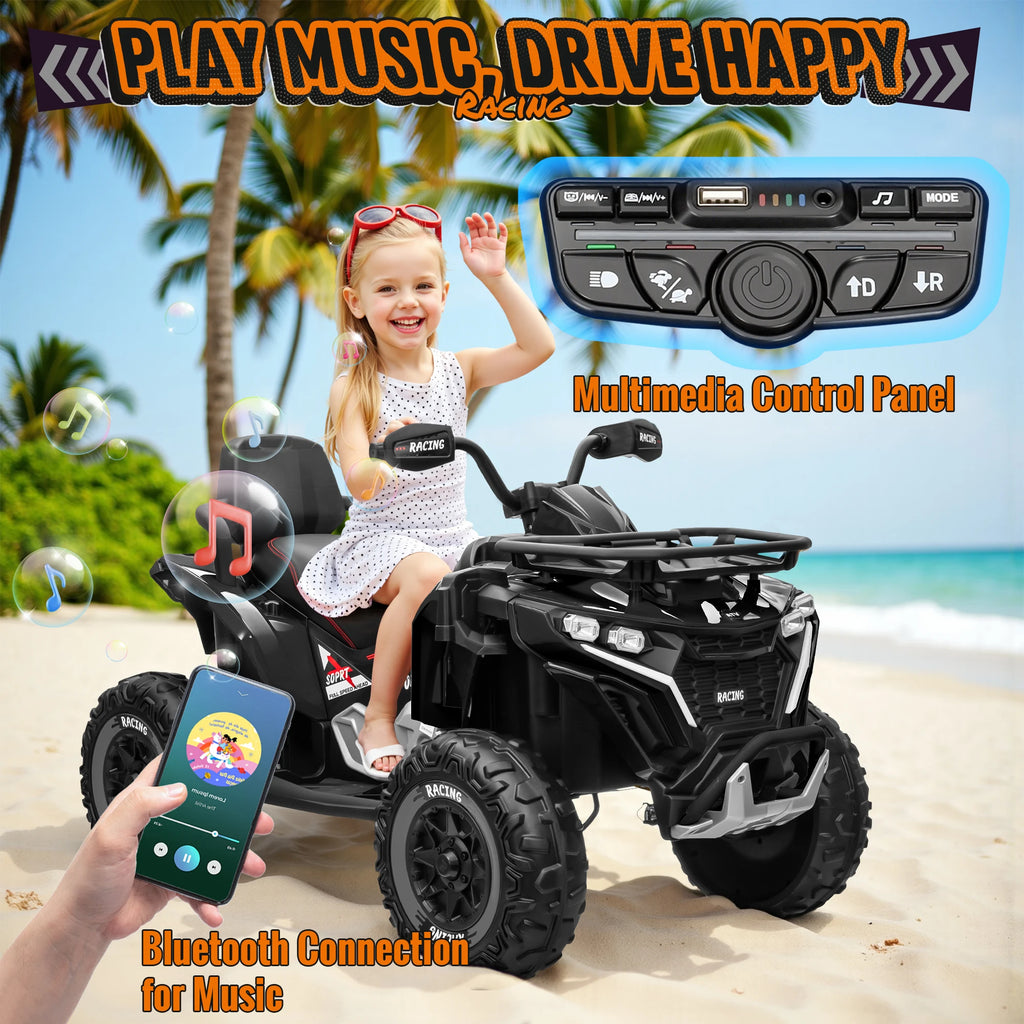 24V Large Four-Wheeled Off-Road Vehicle for Kids -