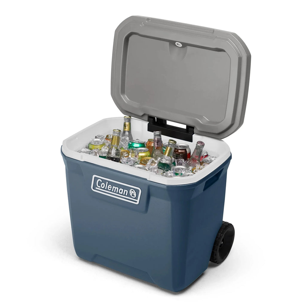60QT Ice Chest Rolling Cooler with Wheels,