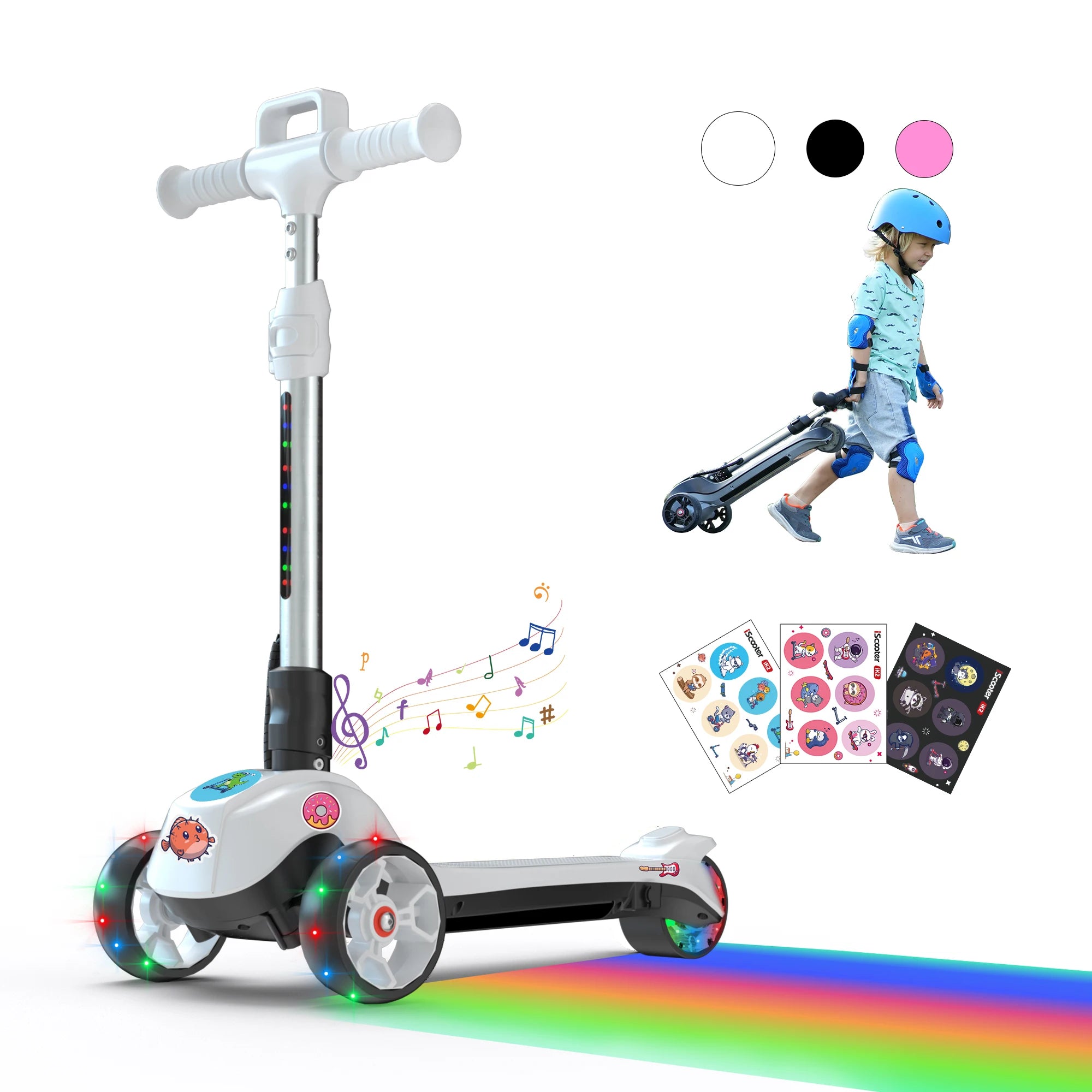 ik2 Electric Scoote Ages 3 Accelerator 3-Adjustable Height Toddler