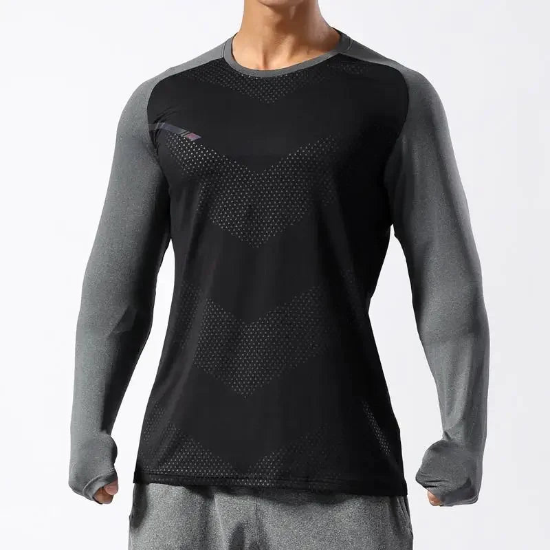 Men's Sport Long Sleeve Tops  T-shirts Bodybuilding